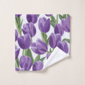Tulipes (Gant de toilette)
