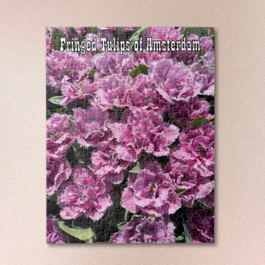 Tulipes à franges violettes d'Amsterdam Puzzle