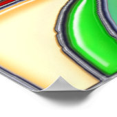 Tulipes Abstraites Art Déco (Coin)