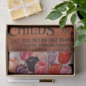 Tulipes antiques d'automne de papier de soie de (Cadeau)