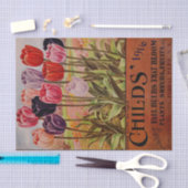 Tulipes antiques d'automne de papier de soie de (Artisanat)