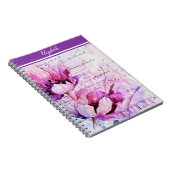 Tulipes aquarelle cahier (Côté Droit)