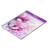 Tulipes aquarelle cahier (Côté gauche)