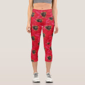 Tulipes arrière - plan capri leggings (Recto)
