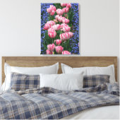 Tulipes Art-Pink En Toile (Insitu(Chambre))