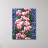 Tulipes Art-Pink En Toile (Recto)