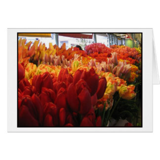 Tulipes au marché public Pike Place, Seattle