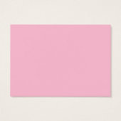 Tulipes Bordure rose Carte de remerciements floral (Dos)