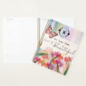 Tulipes chaudes et citation papillon, Monogramme p (Devant avec enveloppe)