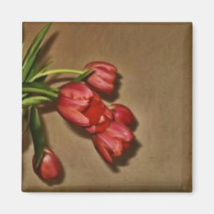 tulipes chaudes et lumineuses aimant