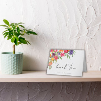 Tulipes chic et Merci de Fête des mariées verdoyan