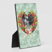 Tulipes Coeur Art Cadre Plaque (Côté)