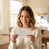 Tulipes dans Delft Blue carte personnalisable