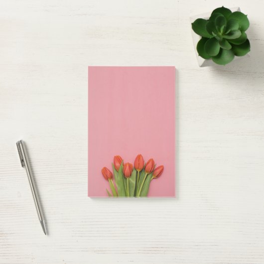 Tulipes de printemps Post-it® Notes 4 x 6 (Bureau)