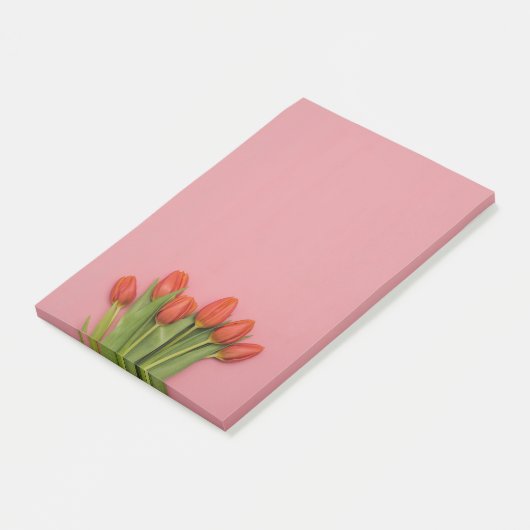 Tulipes de printemps Post-it® Notes 4 x 6 (Incliné)