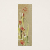 Tulipes de style vintage avec Initiales (Devant)