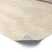 Tulipes Dessin Toile Poster (Coin)