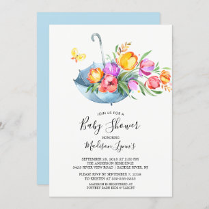 Tulipes du printemps Babyl Showwboat Invitation