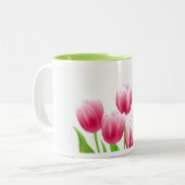 Tulipes du printemps Perse Nouvel an Gig Mugs (Devant gauche)