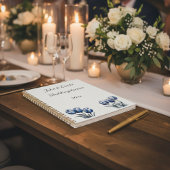 Tulipes en bleu de Delft, personnalisable 