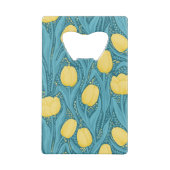 Tulipes en bleu et jaune (Dos)