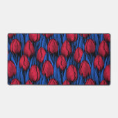Tulipes en rouge et bleu (Recto)