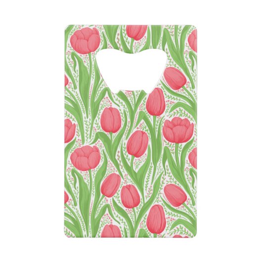 Tulipes en rouge et vert (Devant)