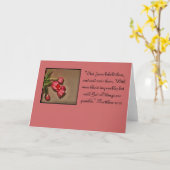 tulipes et carte de citation bible (Fleur jaune)