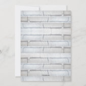 Tulipes et Hyacinthe Invitation (Dos)