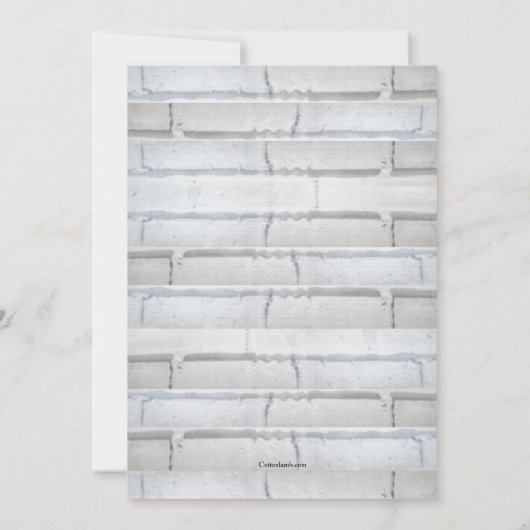 Tulipes et Hyacinthe Invitation (Dos)