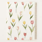 Tulipes Fleurs Jaune Rose (Dos)