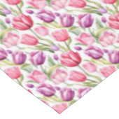 Tulipes Flore Nappe de Coton (Angle)