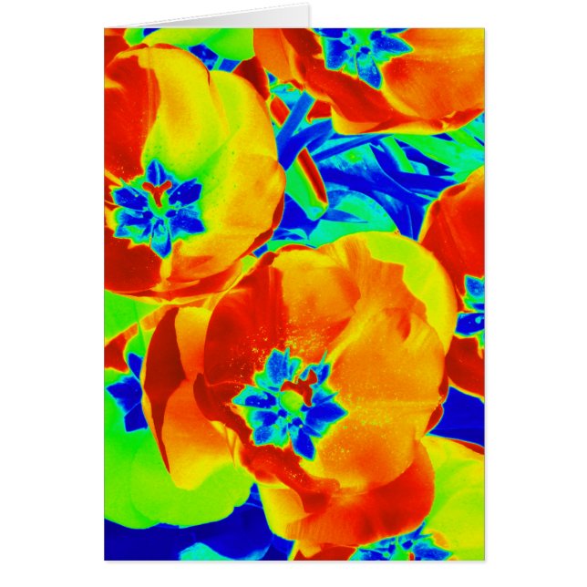 tulipes fluorescentes (Devant)