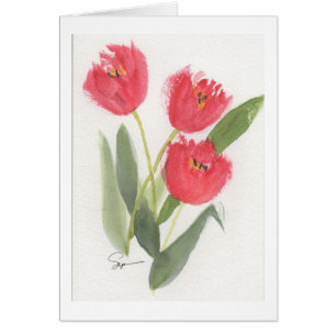 Tulipes gaies de ressort