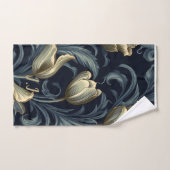 Tulipes gothiques Monogramme floral Pickleball ser (Serviette à main)