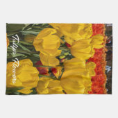Tulipes Jaunes Fleur Louveur Cuisine Serviette de (Horizontal)