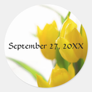 Tulipes jaunes - Sticker