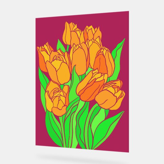 Tulipes orange (Angle)