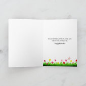 Tulipes orange dans la carte d'ombre de fenêtre (Intérieur)