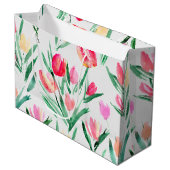 Tulipes pour les amoureux des tulipes Grand sac ca (Devant Angle)