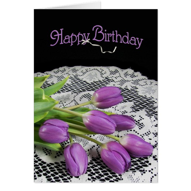 Tulipes pourpres (Devant)