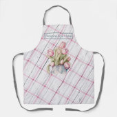 Tulipes printanières avec tablier Arrière - plan d (Recto)