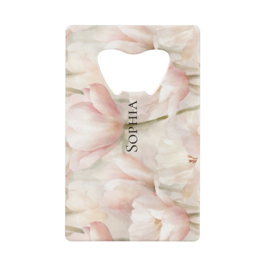 Tulipes rose pâle Fête des mariées florale (Devant)