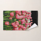 Tulipes roses Conception de printemps Décor maison (Serviette à main)