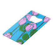 Tulipes roses dessinées à la main sur bleu ciel (Dos Angle)