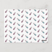 Tulipes roses et Capsules Infirmière Invitation à (Dos)