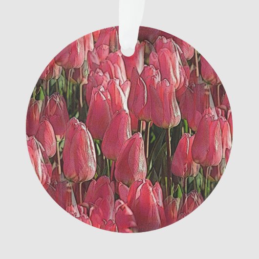 Tulipes roses florales (devant)