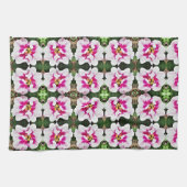Tulipes roses serviettes de cuisine (Horizontal)