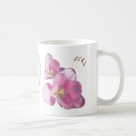 Tulipes roses Sunny Flower Mug (Droite)