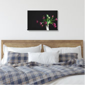 Tulipes Toile Enveloppée Art (Insitu(Chambre))